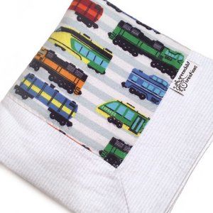⭐️HPx2⭐️ NEW Trains Baby Blanket HANDMADE